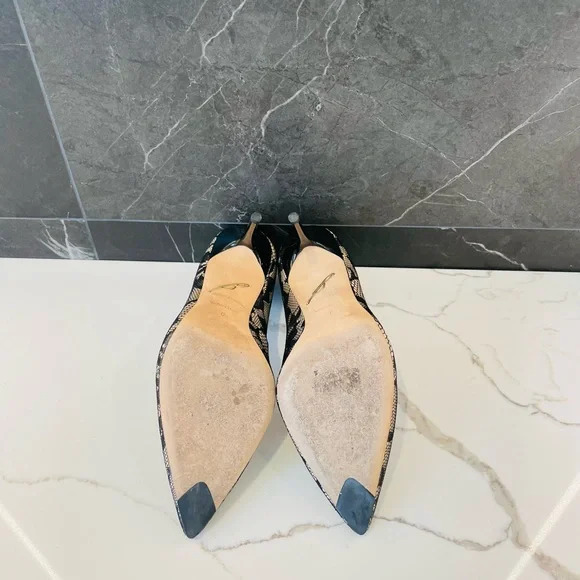 Brian Atwood Malika Lace Pumps - Picture 7 of 8